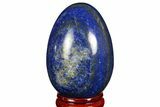 Polished Lapis Lazuli Egg - Pakistan #170866-1